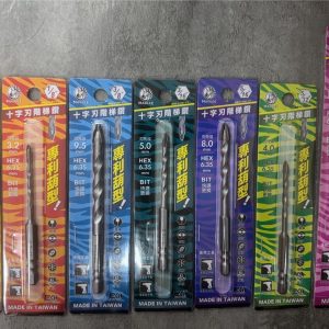含稅 MADLEE 馬の力 專利葫蘆十字刃瓷磚鑽階梯鑽 十字刃鑽孔鑽洞 六角柄水泥鑽尾