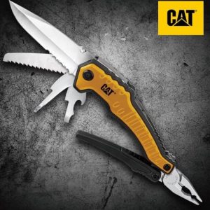 日昌五金 含稅 Cat 專業工具 9合1重型多功能工具鉗 折疊多功能鉗 多用途折疊刀 登山露營工具 安全防身工具 -98