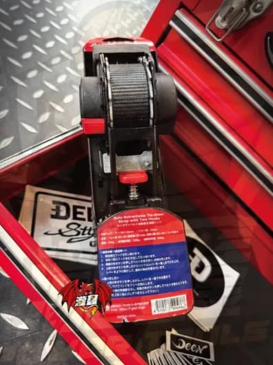 黑手專賣 含稅 DEEN 一鍵收回 快速綁帶 捆車箱貨物帶 DNJRTD1:圖片 5