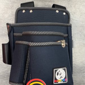 黑手專賣店 含稅 馬の力 雙層D釘袋+側邊牛皮鐵鎚套 M02 工具袋 工具包