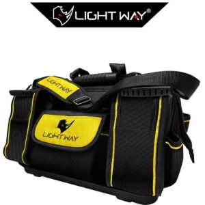 日昌五金 含稅 LIGHT WAY 17吋 硬底手提/肩背兩用工具袋(超商限買1件)【020B001】