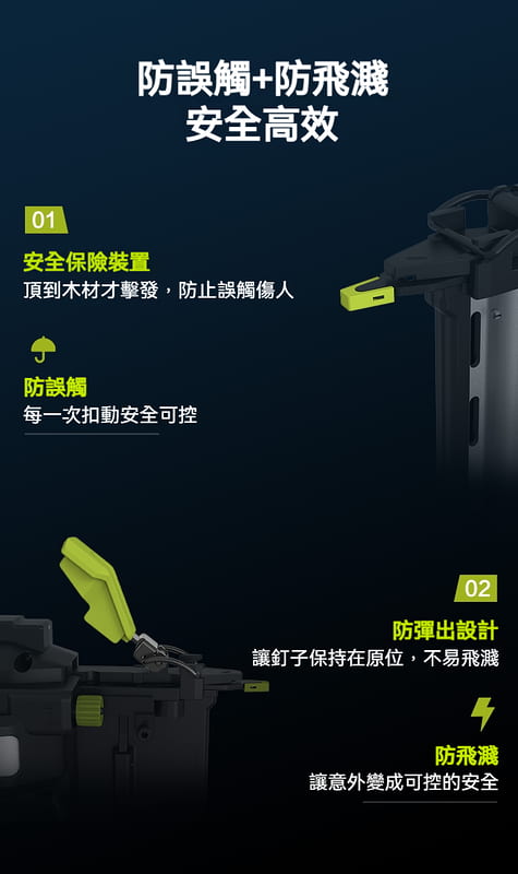 含稅 威克士 WU846 無刷鋰電 F50直釘槍 無刷釘槍 F30釘槍 鋰電釘槍 F30 /F50 通用:圖片 7